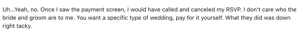 Reddit comment